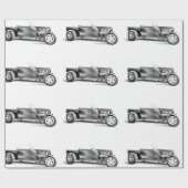 frisierte Auto Wrapping Paper Geschenkpapier (Flach)