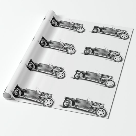 frisierte Auto Wrapping Paper Geschenkpapier (Ungerollt)