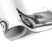 frisierte Auto Wrapping Paper Geschenkpapier (Rolleneckpunkt)