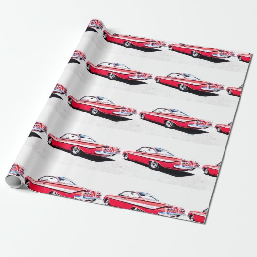 frisierte Auto Wrapping Paper Geschenkpapier (Ungerollt)
