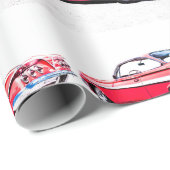 frisierte Auto Wrapping Paper Geschenkpapier (Rolleneckpunkt)