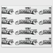 frisierte Auto Wrapping Paper Geschenkpapier (Flach)
