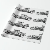 frisierte Auto Wrapping Paper Geschenkpapier (Ungerollt)