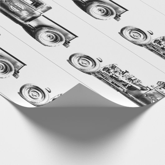 frisierte Auto Wrapping Paper Geschenkpapier (Ecke)