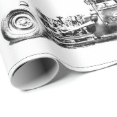 frisierte Auto Wrapping Paper Geschenkpapier (Rolleneckpunkt)