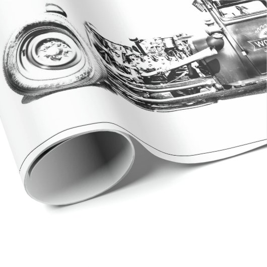 frisierte Auto Wrapping Paper Geschenkpapier (Rolleneckpunkt)