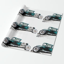 frisierte Auto Wrapping Paper Geschenkpapier
