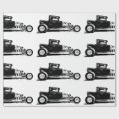 frisierte Auto Wrapping Paper Geschenkpapier (Flach)