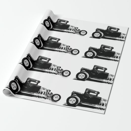 frisierte Auto Wrapping Paper Geschenkpapier (Ungerollt)