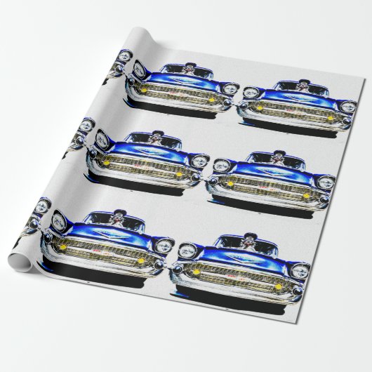 frisierte Auto Wrapping Paper Geschenkpapier (Ungerollt)