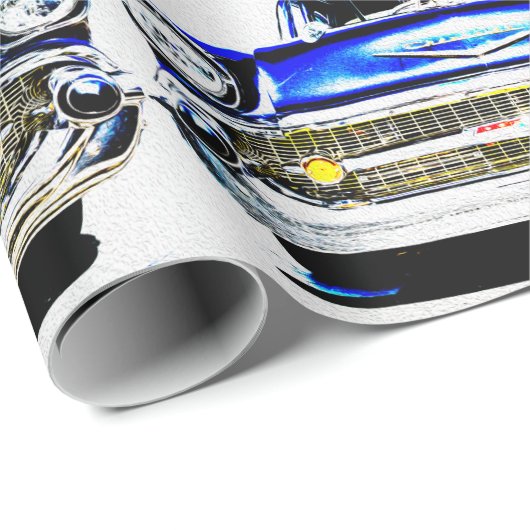 frisierte Auto Wrapping Paper Geschenkpapier (Rolleneckpunkt)
