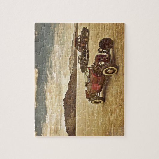 Frisierte Autos bei Bonneville Puzzle (Vertikal)