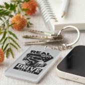 Frisierte Autos für Großvater-Pop hinzufügen Schlüsselanhänger (Vorderseite rechts)