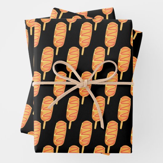 Frisierteig auf einem Stock Geschenkpapier Set (Beispiel)