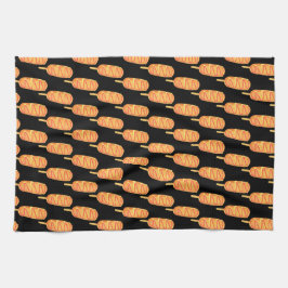 Frisierteig auf einem Stock Geschirrtuch