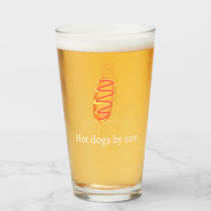 Frisierteig auf einem Stock Glas