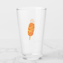 Frisierteig auf einem Stock Glas