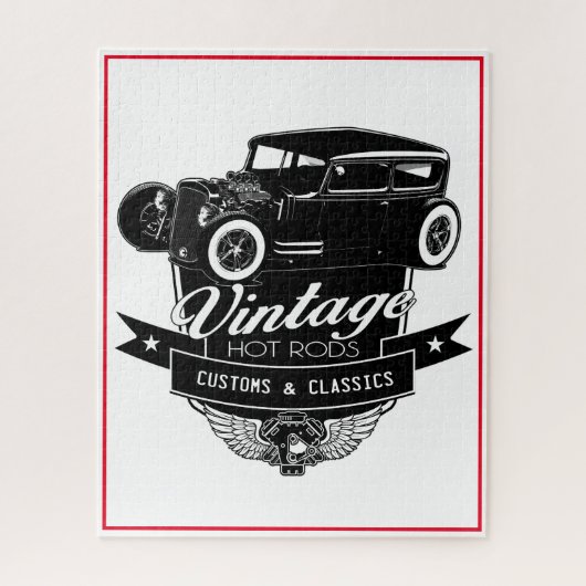 Frisierten Autos Jigsaw Puzzle (Vertikal)