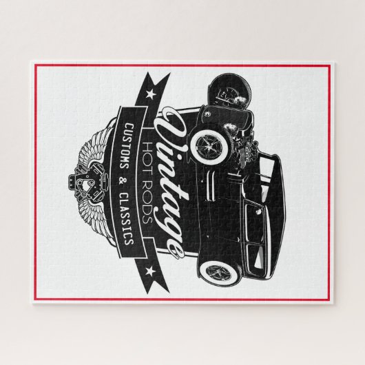 Frisierten Autos Jigsaw Puzzle (Horizontal)