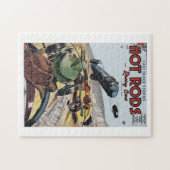 Frisierten Autos & Rennwagen Comic, 1956 Puzzle (Horizontal)