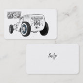 Frisierten Autos und Automobil-Visitenkarten Visitenkarte (Vorne/Hinten)