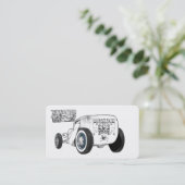 Frisierten Autos und Automobil-Visitenkarten Visitenkarte (Stehend Vorderseite)