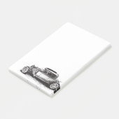 Frisiertes Auto 4"" Anmerkungen des Post-Itx6 Post-it Klebezettel (angewinkelt)