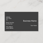 Frisiertes Auto 911 Visitenkarte (Rückseite)