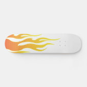 Frisiertes Auto flammt Skateboard (Horizontal)