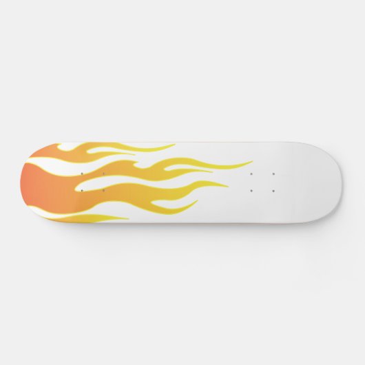 Frisiertes Auto flammt Skateboard (Horizontal)