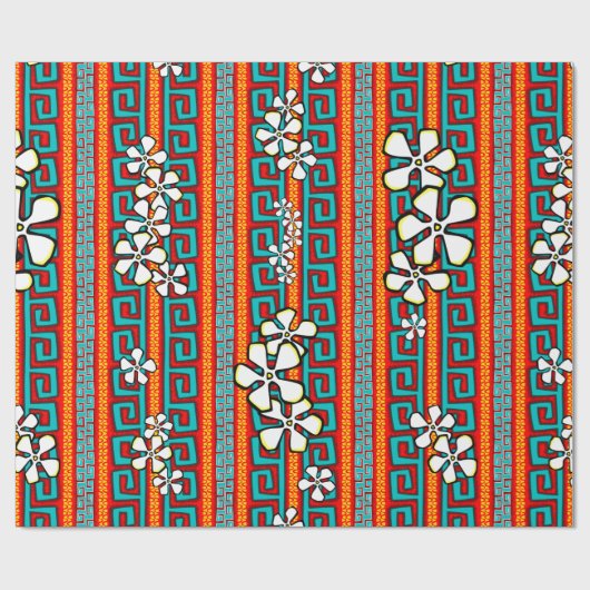 Frisiertes Auto Hula Geschenkpapier (Flach)