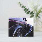 frisiertes Auto Postkarte (Stehend Vorderseite)