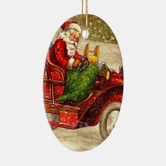 Frisiertes Auto Sankt Keramikornament (Rechts)