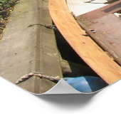 Frisischer Kanal mit Foto Poster Art (Ecke)