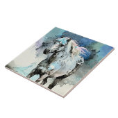 Frisky Appaloosa Mare Watercolour Fliese (Seite)