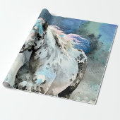 Frisky Appaloosa Mare Watercolour Geschenkpapier (Ungerollt)