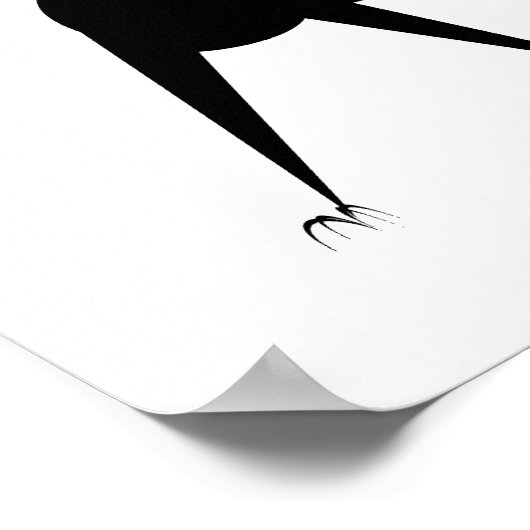 Frisky Cat Poster (Ecke)