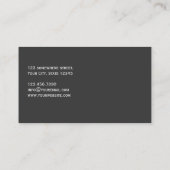 Frisör Frisör Niedlicher Friseur Visitenkarte (Rückseite)