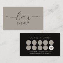 Frisörsalon Taupe Minimalist