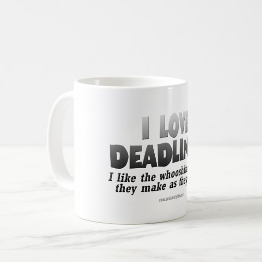 Fristen… Kaffeetasse (Vorderseite Links)