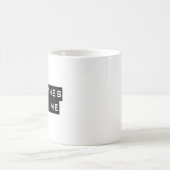 Fristen unterhalten mich kaffeetasse (Mittel)