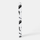 Frisur-Styling-Tools Muster iPhone 16 Hülle (Linke Seite)