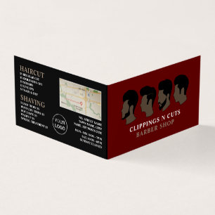 Frisuren, Männerbriefe, Loyalitätskarte, Visitenkarten