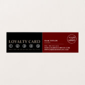 Frisuren, Männerbriefe, Loyalitätskarte, Visitenkarten (Innenseite Aufgefaltet)