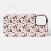 Frisuren-Stil-Muster iPhone Hülle (Rückseite (Horizontal))