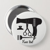 Frisurwerkzeuge Button (Vorne & Hinten)