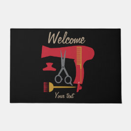 Frisurwerkzeuge Fußmatte