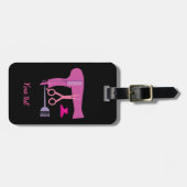 Frisurwerkzeuge Gepäckanhänger (Vorderseite horizontal)