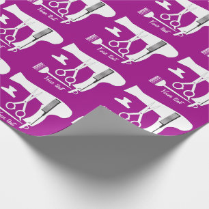 Frisurwerkzeuge Geschenkpapier