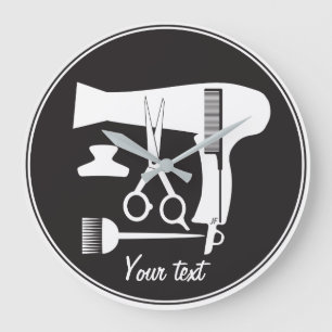 Frisurwerkzeuge Große Wanduhr